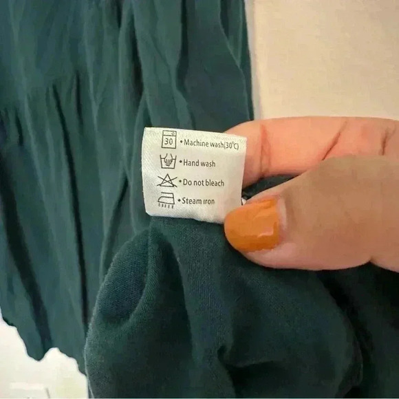 ANRABESS Elastic High Waist Pleated A-Line Flowy Maxi Long Skirt Dress Size L - Picture 11 of 13